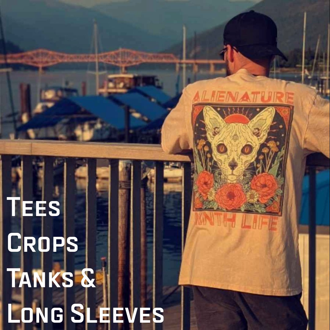 Crop's, Tee's, Tanks and Long Sleeves